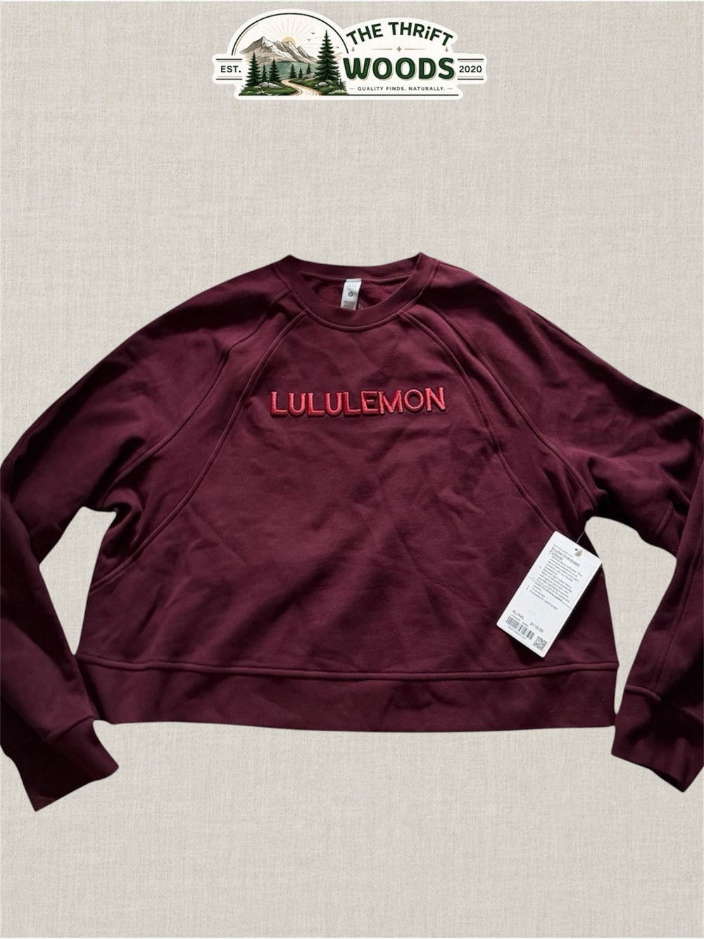 Scuba Oversized Pullover Wordmark